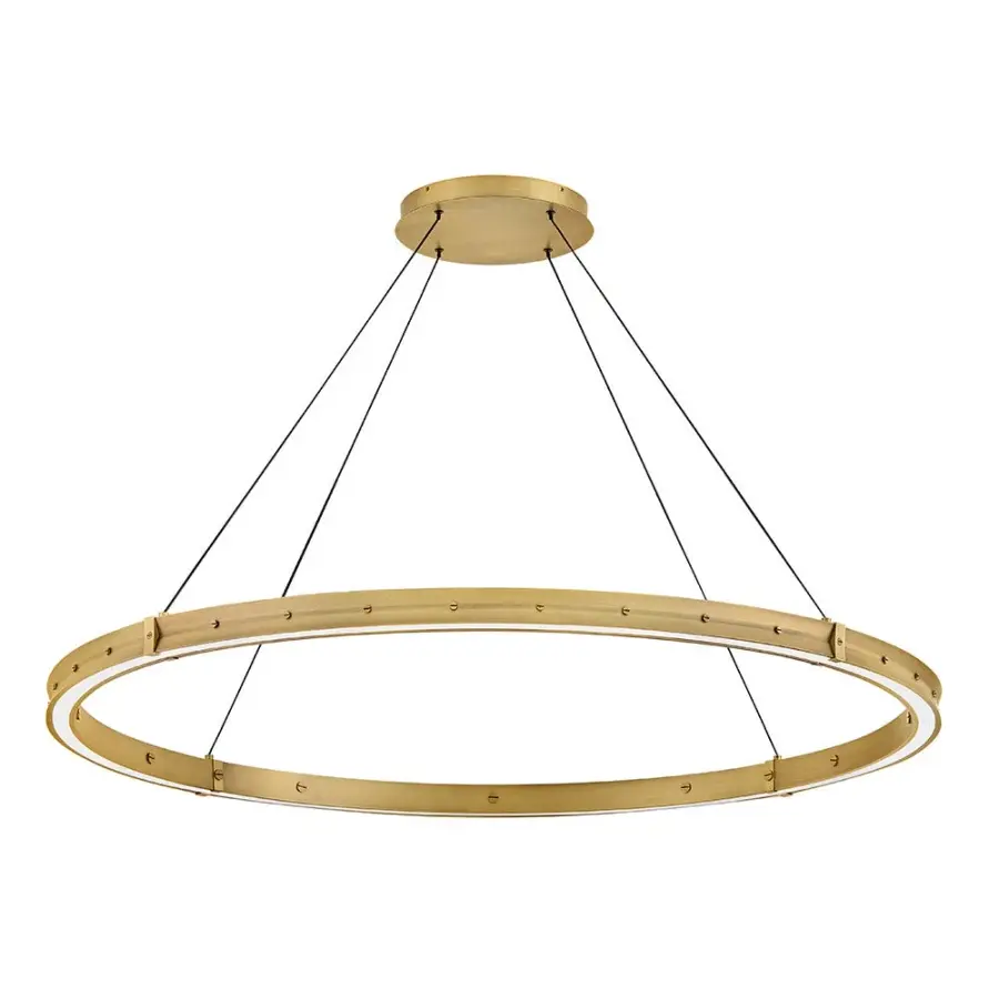 Althea Extra Large Chandelier in Lacquered Brass - Image 6