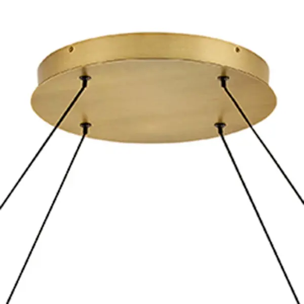 Althea Extra Large Chandelier in Lacquered Brass - Image 7