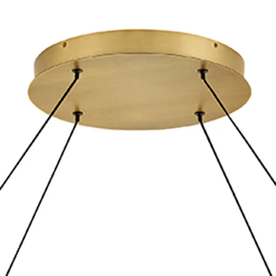 Althea Extra Large Chandelier in Lacquered Brass - Image 7