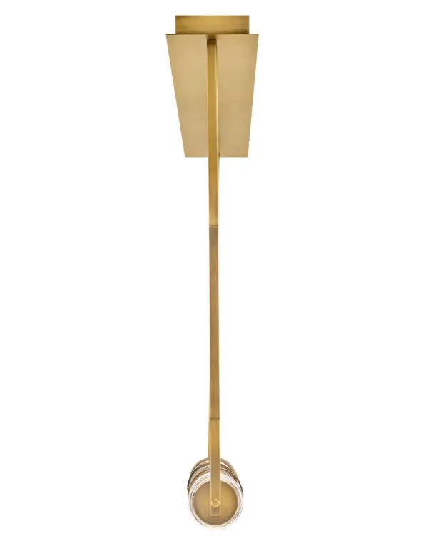 Sophisticated Linear Pendant with Glamorous Glass Detailing - Image 5