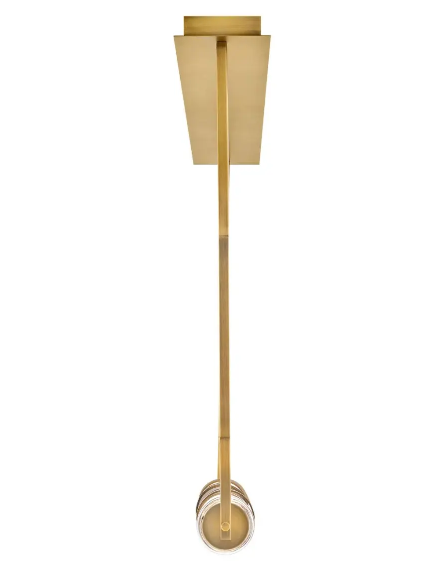 Sophisticated Linear Pendant with Glamorous Glass Detailing - Image 5