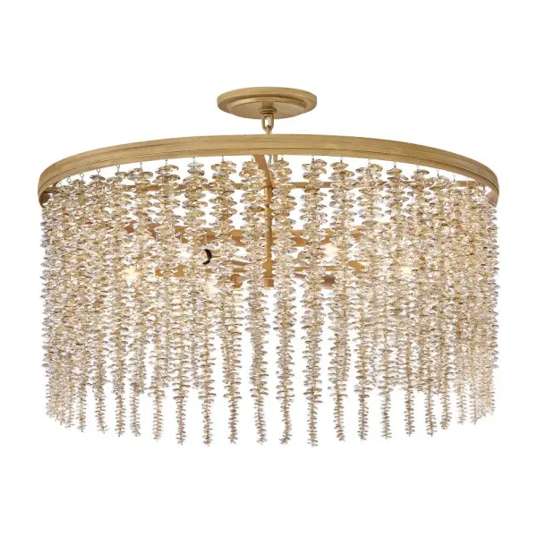 Rubina Medium Convertible Crystal Chandelier - Image 4