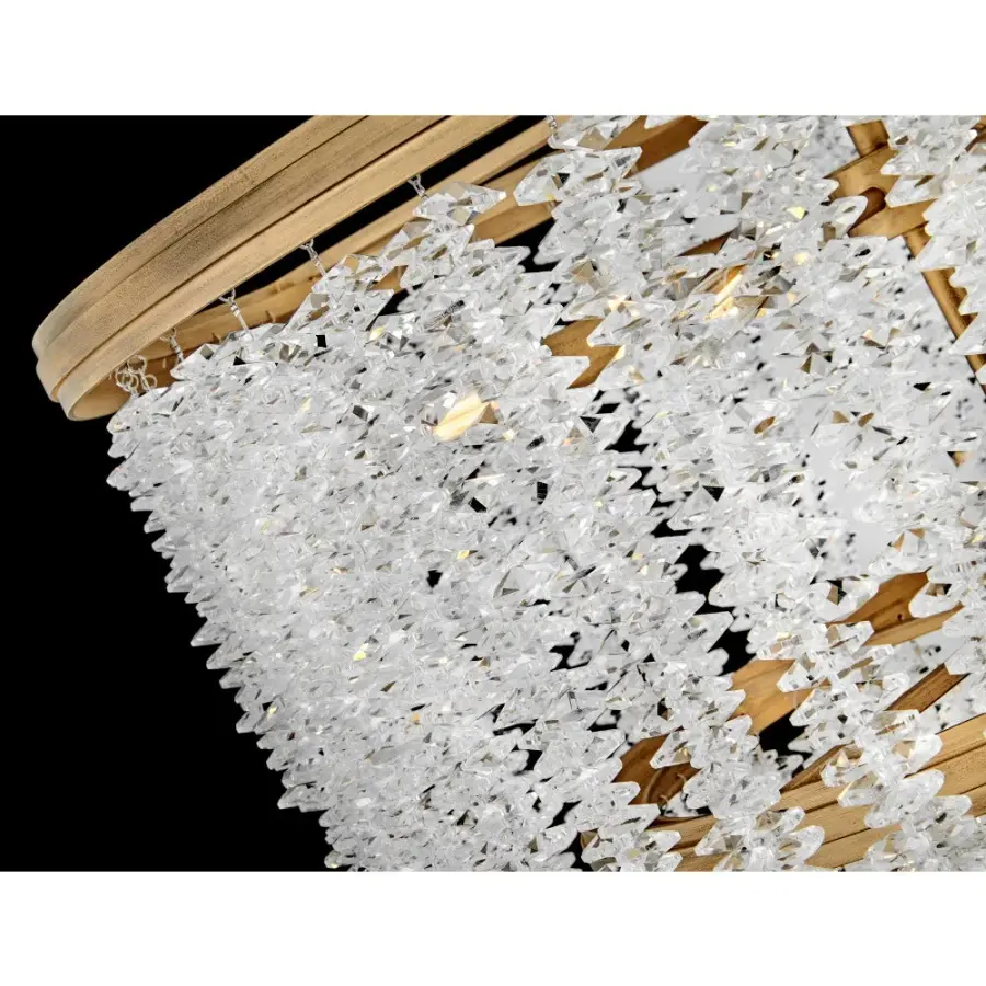 Rubina Medium Convertible Crystal Chandelier - Image 4
