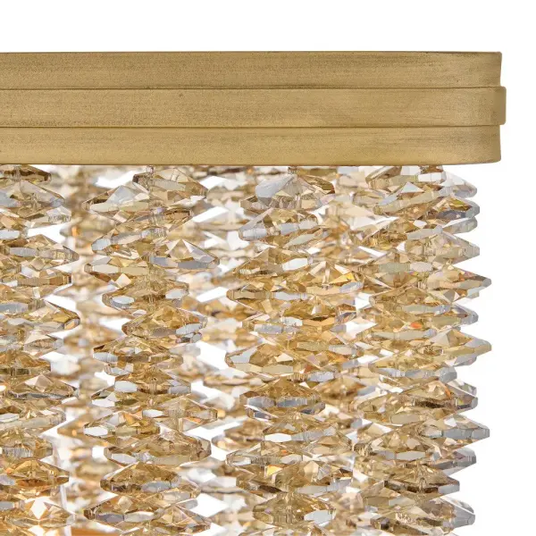 Rubina Six Light Linear Crystal Chandelier - Image 4