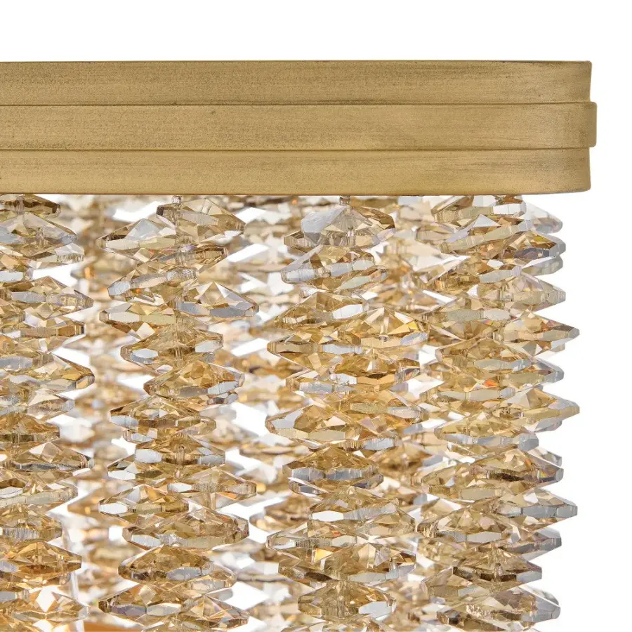 Rubina Six Light Linear Crystal Chandelier - Image 4
