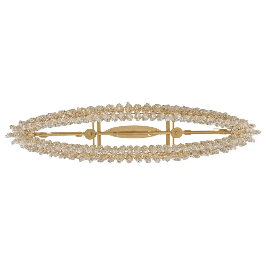 Rubina Six Light Linear Crystal Chandelier - Image 9