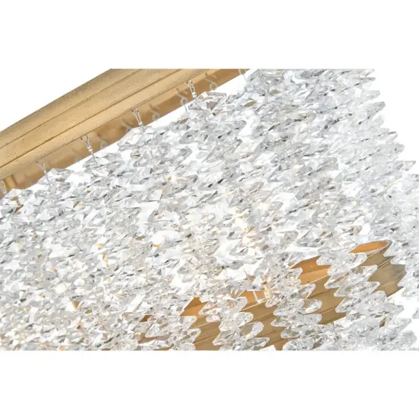 Rubina Six Light Linear Crystal Chandelier - Image 7