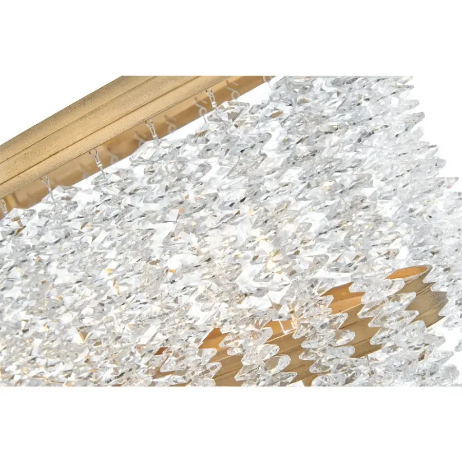 Rubina Six Light Linear Crystal Chandelier - Image 7