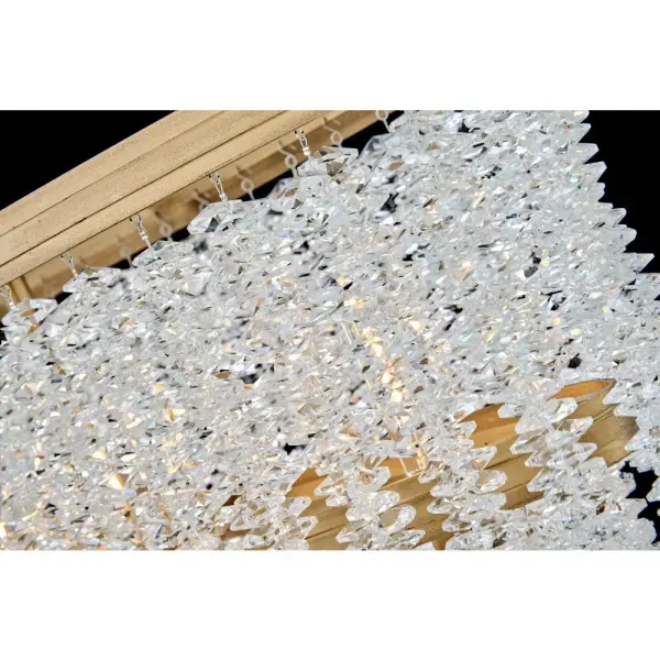 Rubina Six Light Linear Crystal Chandelier - Image 8