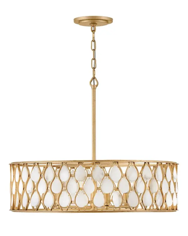 Estie Medium Chandelier in Piastra Gold - Image 3