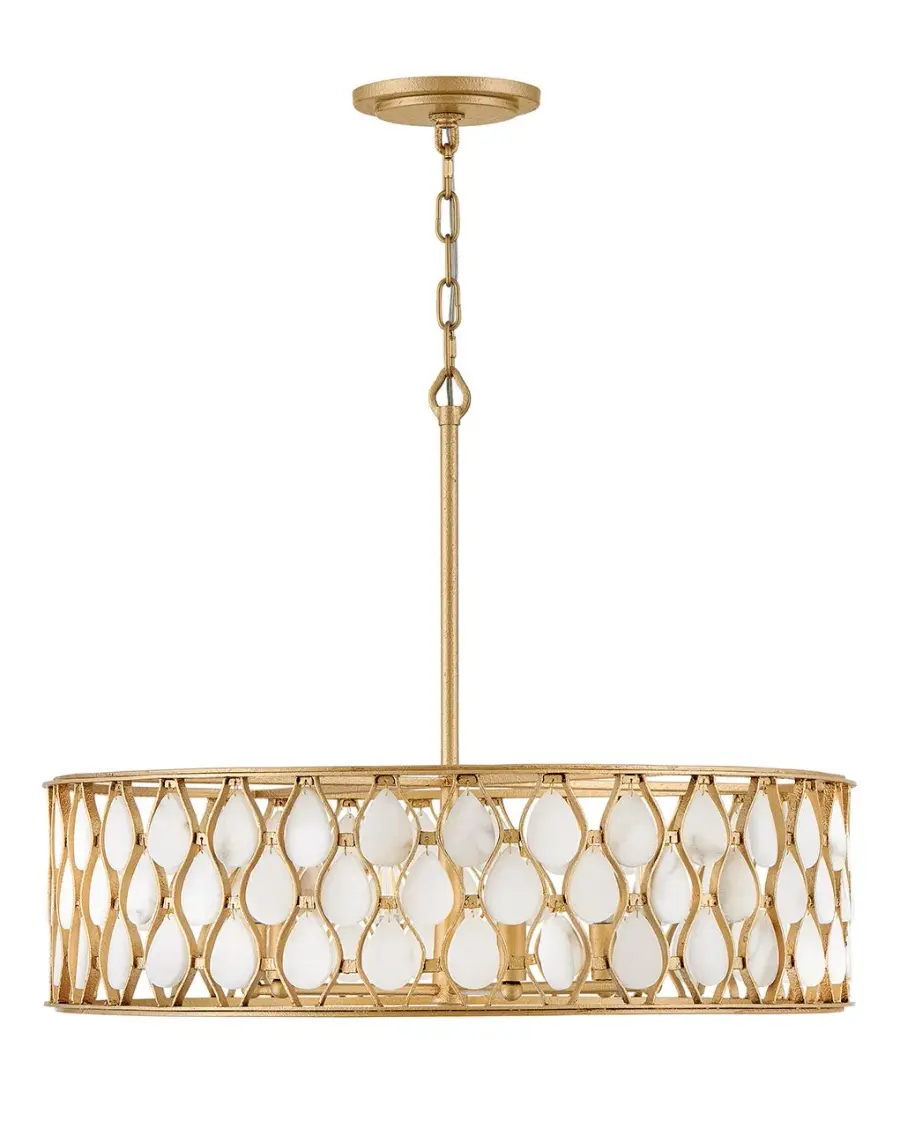 Estie Medium Chandelier in Piastra Gold - Image 3