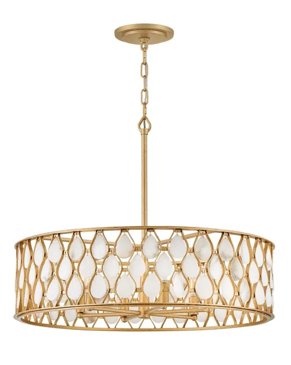 Estie Medium Chandelier in Piastra Gold - Image 4