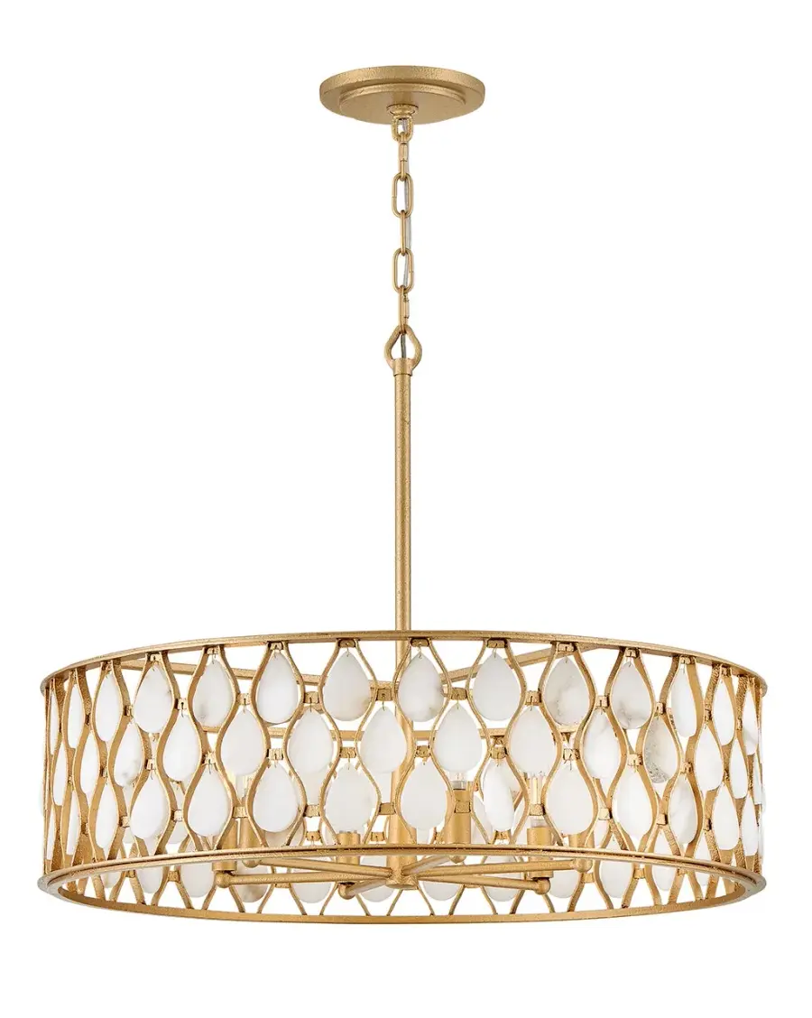 Estie Medium Chandelier in Piastra Gold - Image 4