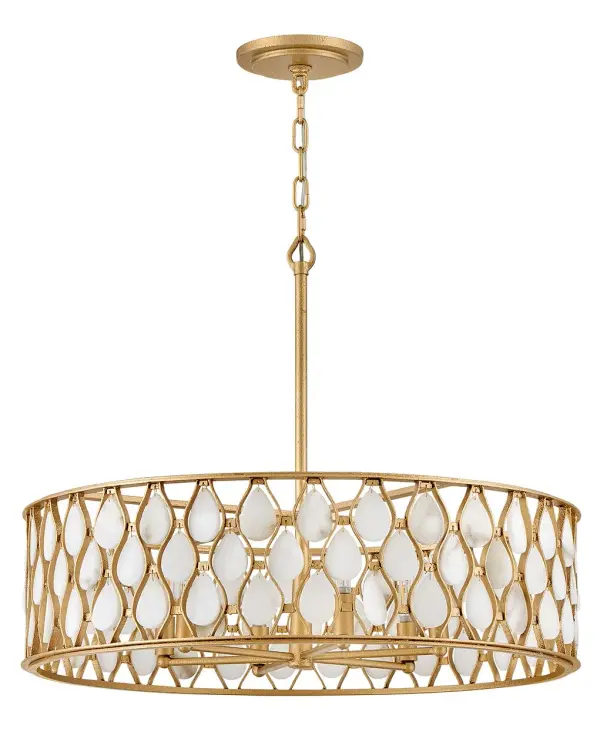 Estie Medium Chandelier in Piastra Gold - Image 5