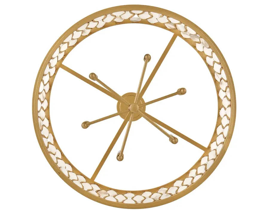 Estie Medium Chandelier in Piastra Gold - Image 6