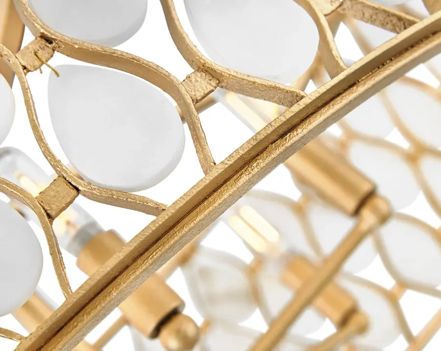 Estie Medium Chandelier in Piastra Gold - Image 7
