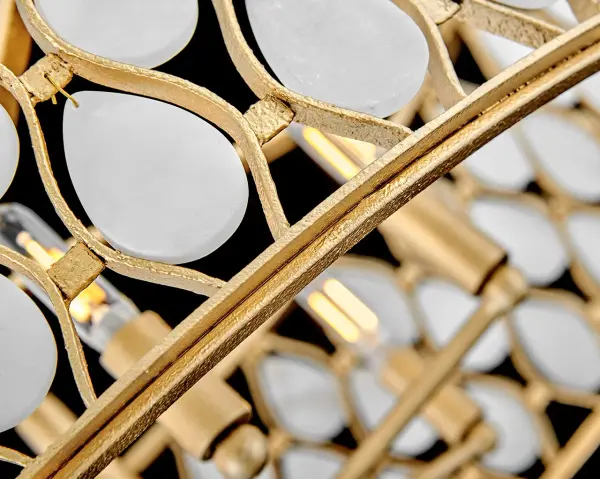 Estie Medium Chandelier in Piastra Gold - Image 8