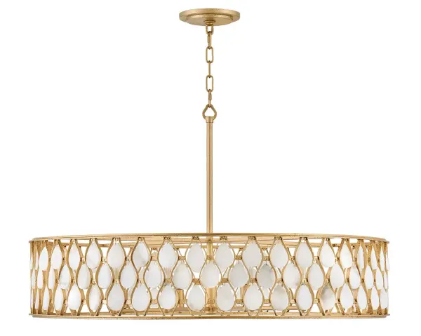 Estie Large Chandelier in Piastra Gold - Image 3