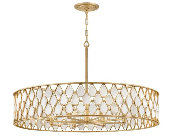 Estie Large Chandelier in Piastra Gold - Image 5