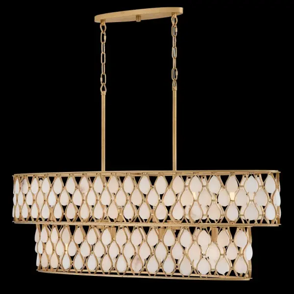 Estie Medium Ten Light Linear Chandelier - Image 11
