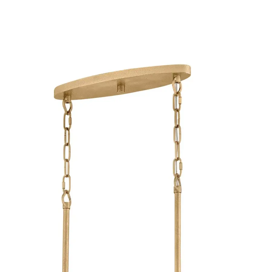 Estie Medium Ten Light Linear Chandelier - Image 6
