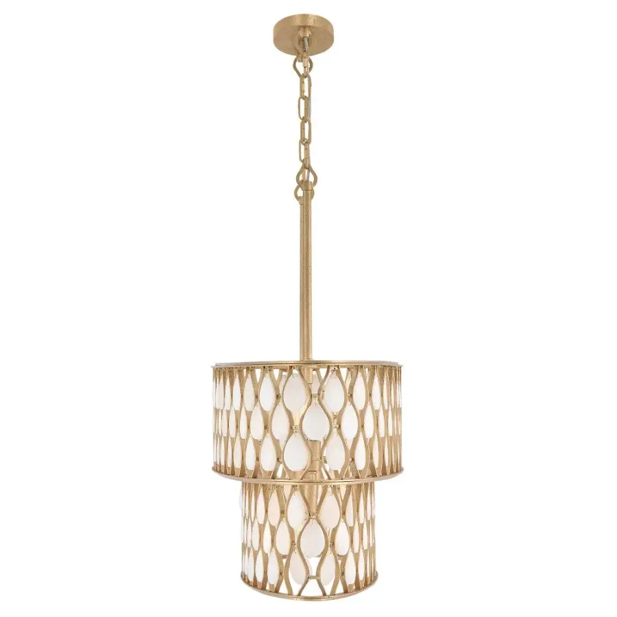 Estie Medium Ten Light Linear Chandelier - Image 9