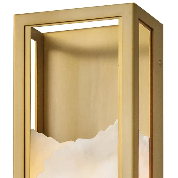Veleta Large Single Light Sconce in Lacquered Brass - Image 3