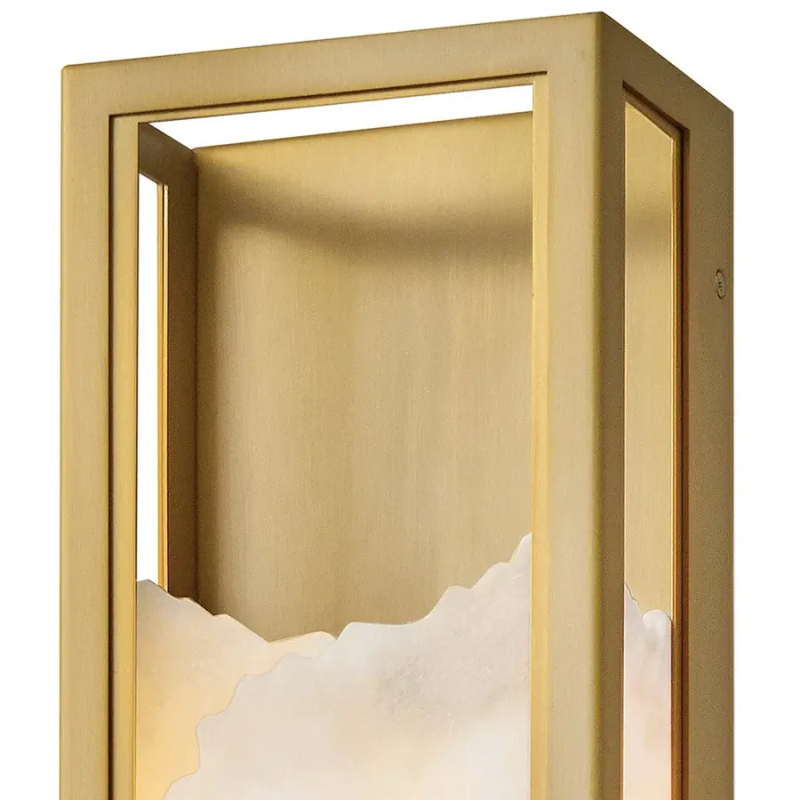 Veleta Large Single Light Sconce in Lacquered Brass - Image 3