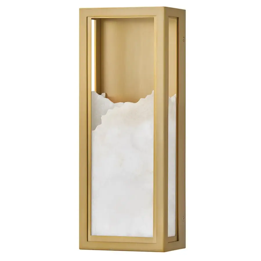 Veleta Large Single Light Sconce in Lacquered Brass - Image 6