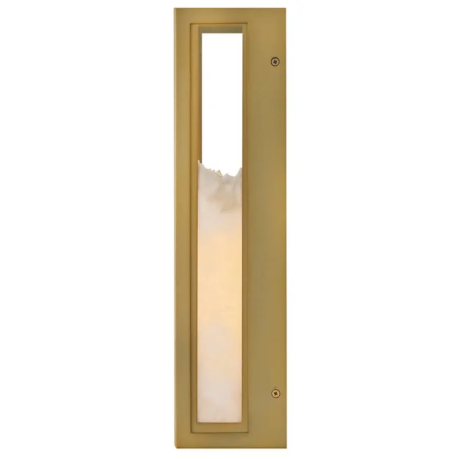 Veleta Large Single Light Sconce in Lacquered Brass - Image 7