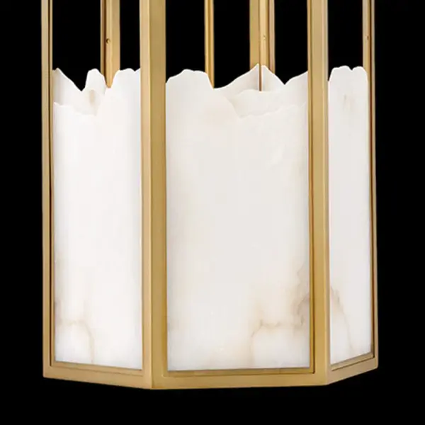 Veleta Medium Chandelier in Lacquered Brass - Image 8
