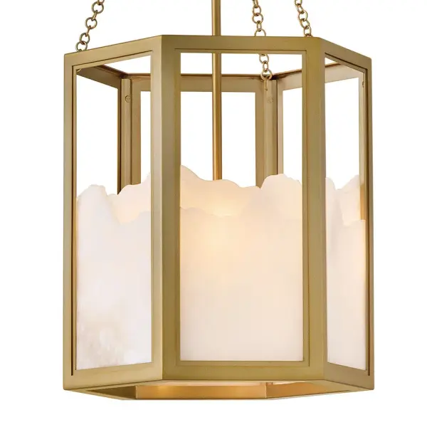 Veleta Medium Pendant in Lacquered Brass - Image 4