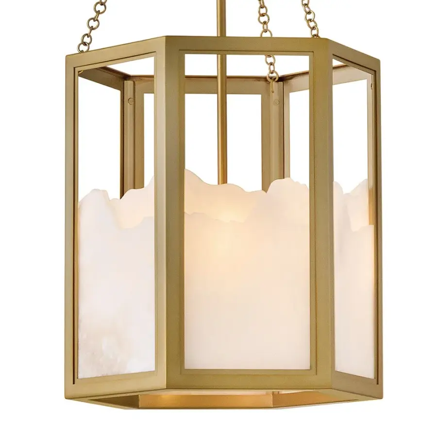 Veleta Medium Pendant in Lacquered Brass - Image 4