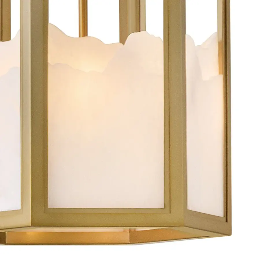 Veleta Medium Pendant in Lacquered Brass - Image 5