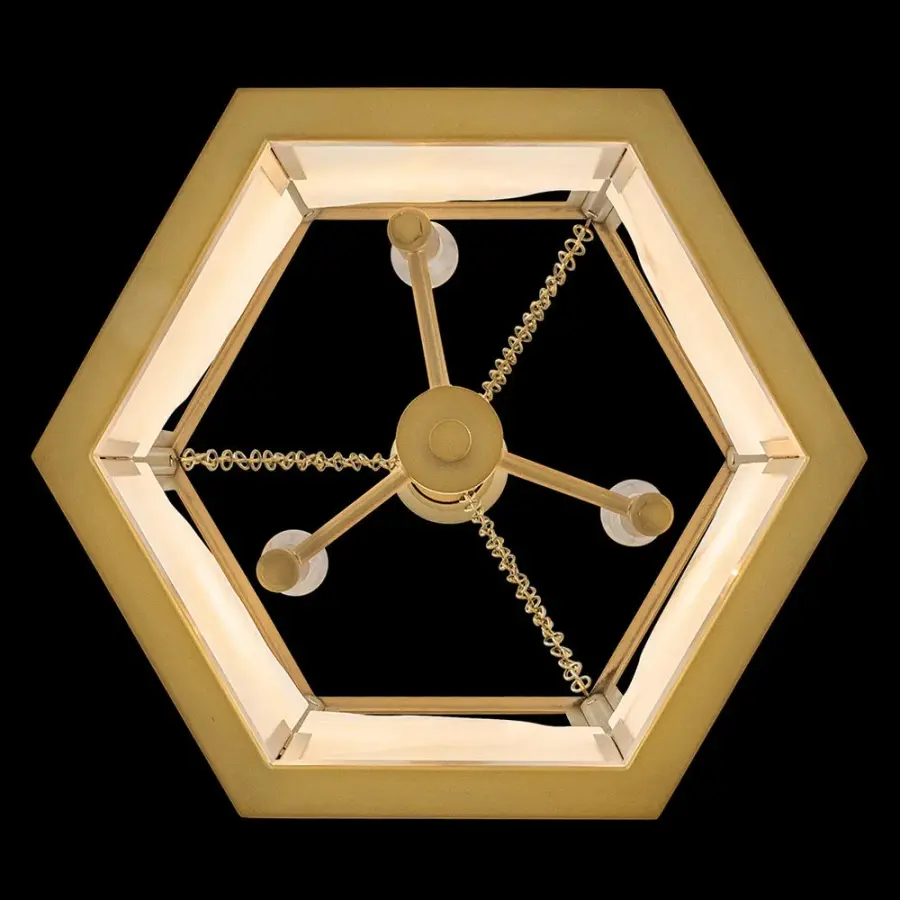 Veleta Medium Pendant in Lacquered Brass - Image 9