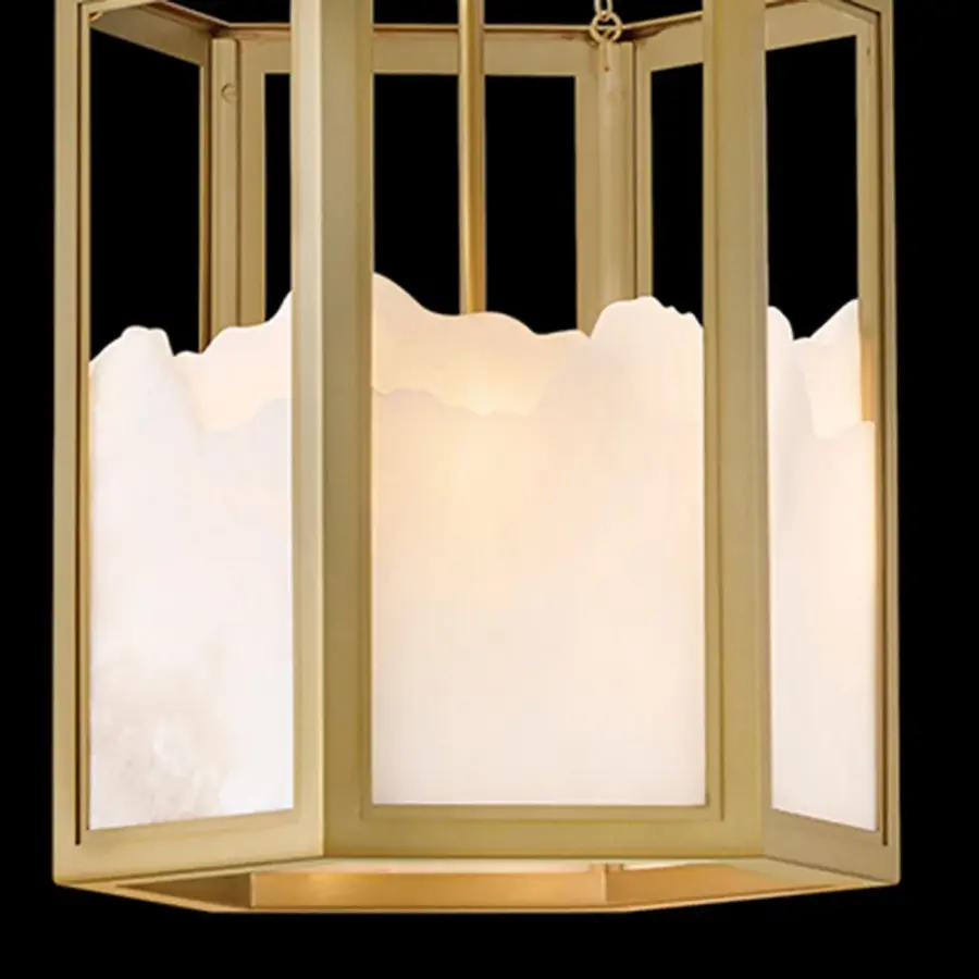 Veleta Medium Pendant in Lacquered Brass - Image 10