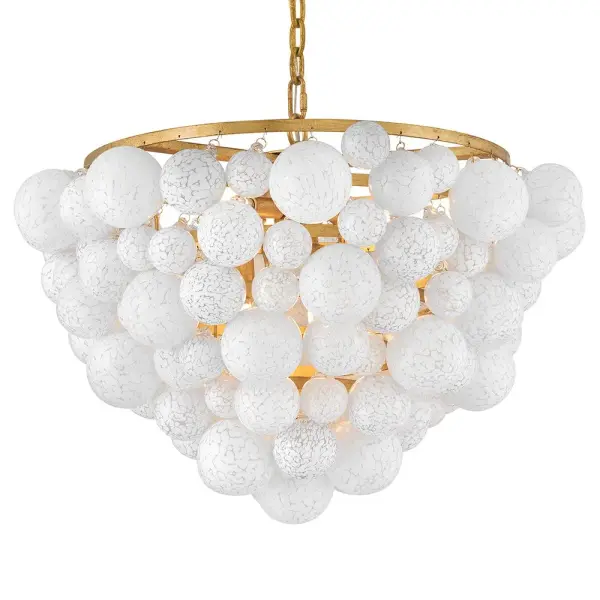 Marabel Medium Chandelier with Hand-Blown Glass Spheres - Image 3