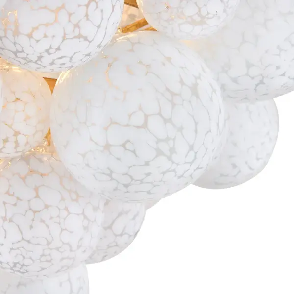 Marabel Medium Chandelier with Hand-Blown Glass Spheres - Image 4
