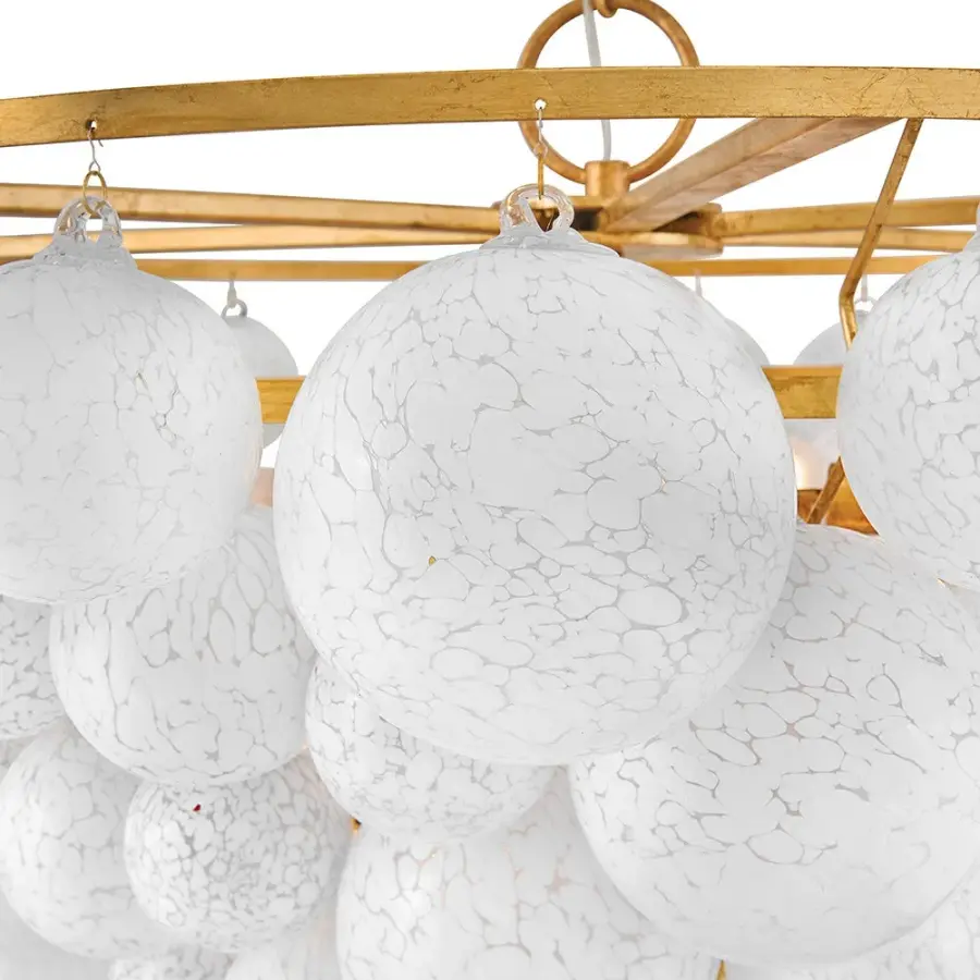 Marabel Medium Chandelier with Hand-Blown Glass Spheres - Image 5