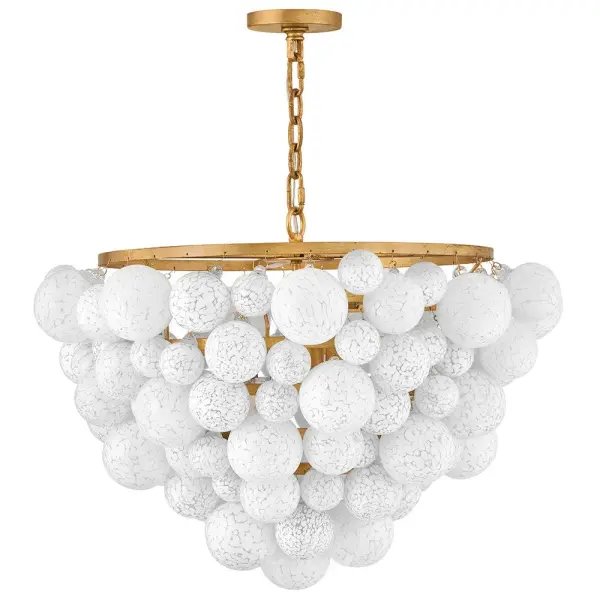 Marabel Medium Chandelier with Hand-Blown Glass Spheres - Image 7