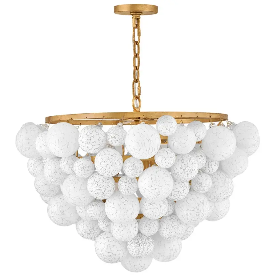 Marabel Medium Chandelier with Hand-Blown Glass Spheres - Image 7