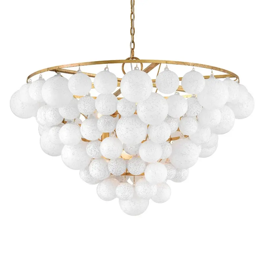 Marabel Large Chandelier with Hand-Blown Glass Spheres - Image 3