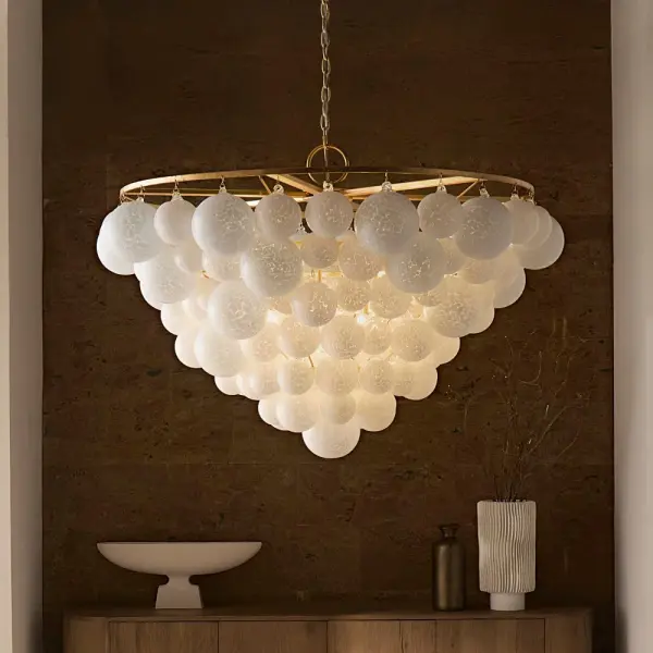 Marabel Large Chandelier with Hand-Blown Glass Spheres - Image 8