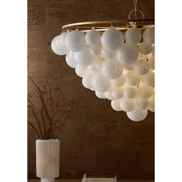 Marabel Large Chandelier with Hand-Blown Glass Spheres - Image 10