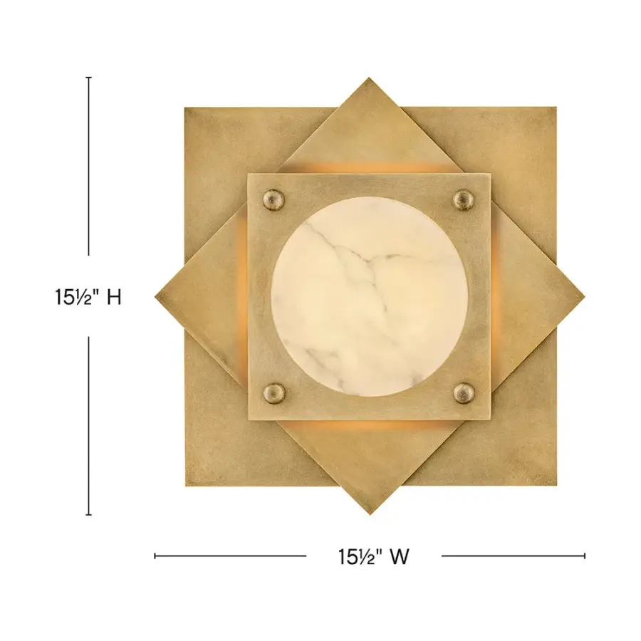 Sophisticated Art Deco Flush Mount with Warm Alabaster Glow - Image 2