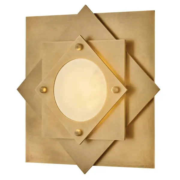 Stunning Art Deco Flush Mount with Geometric Elegance - Image 7