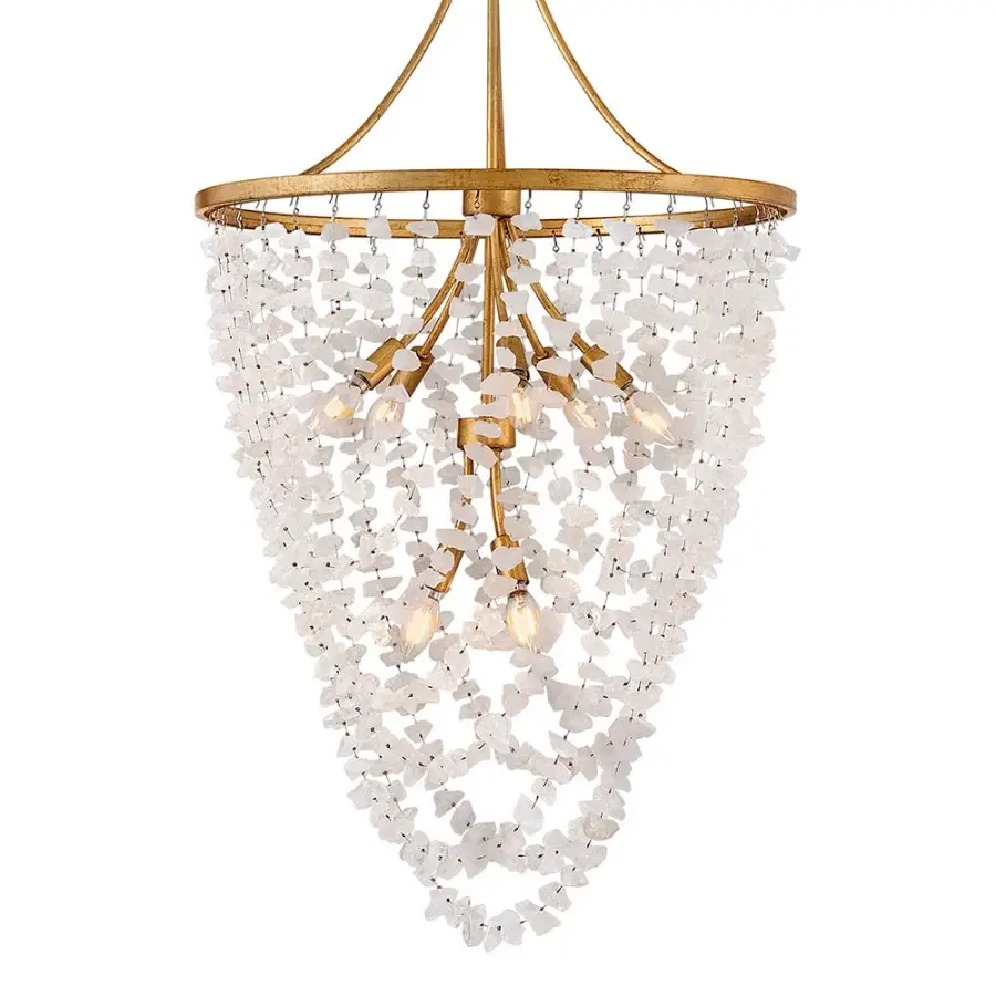 Myra Medium Rock Crystal Chandelier - Image 4