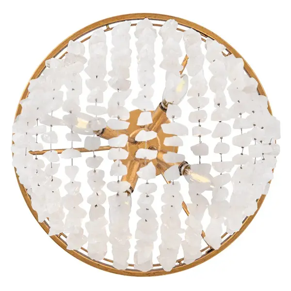 Myra Medium Rock Crystal Chandelier - Image 8