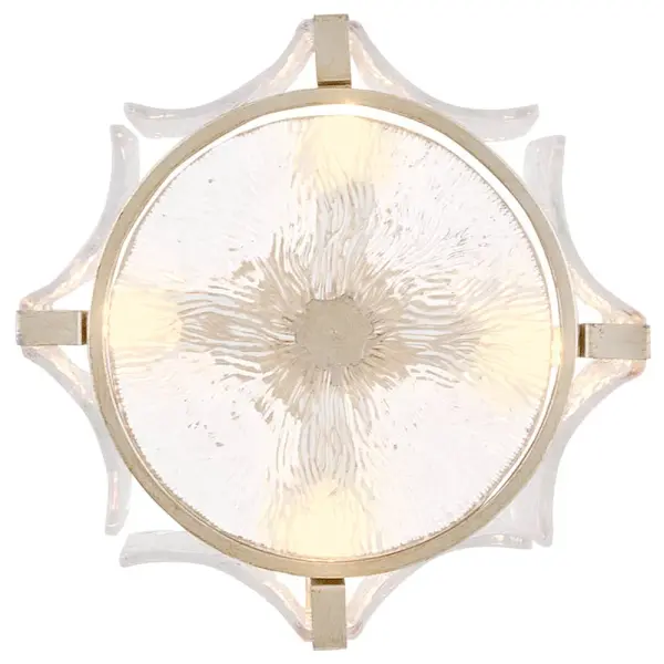 Florian Medium Semi-Flush Mount in Glacial - Image 5