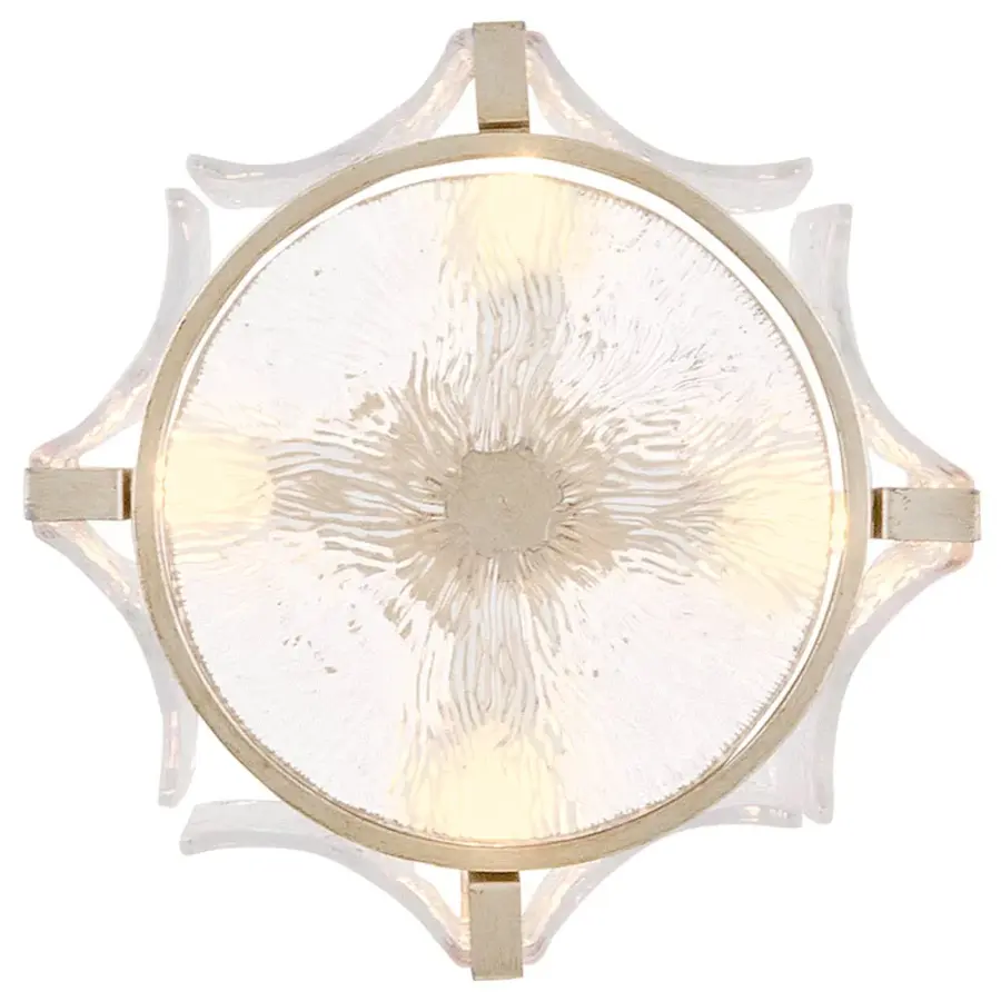 Florian Medium Semi-Flush Mount in Glacial - Image 5